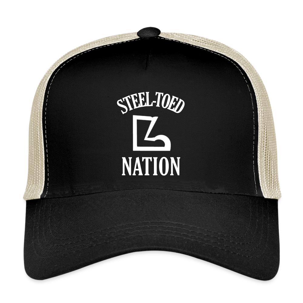 Classic Logo Eco Trucker Cap - black/oyster