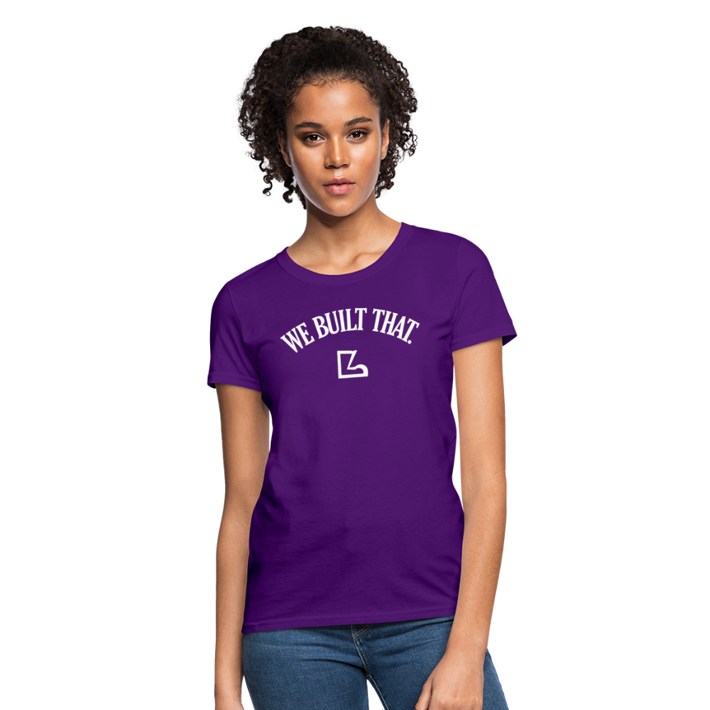 We Built that T-Shirt - purple