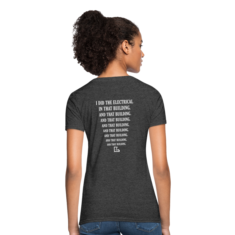 I Did the Electrical T-shirt - heather black
