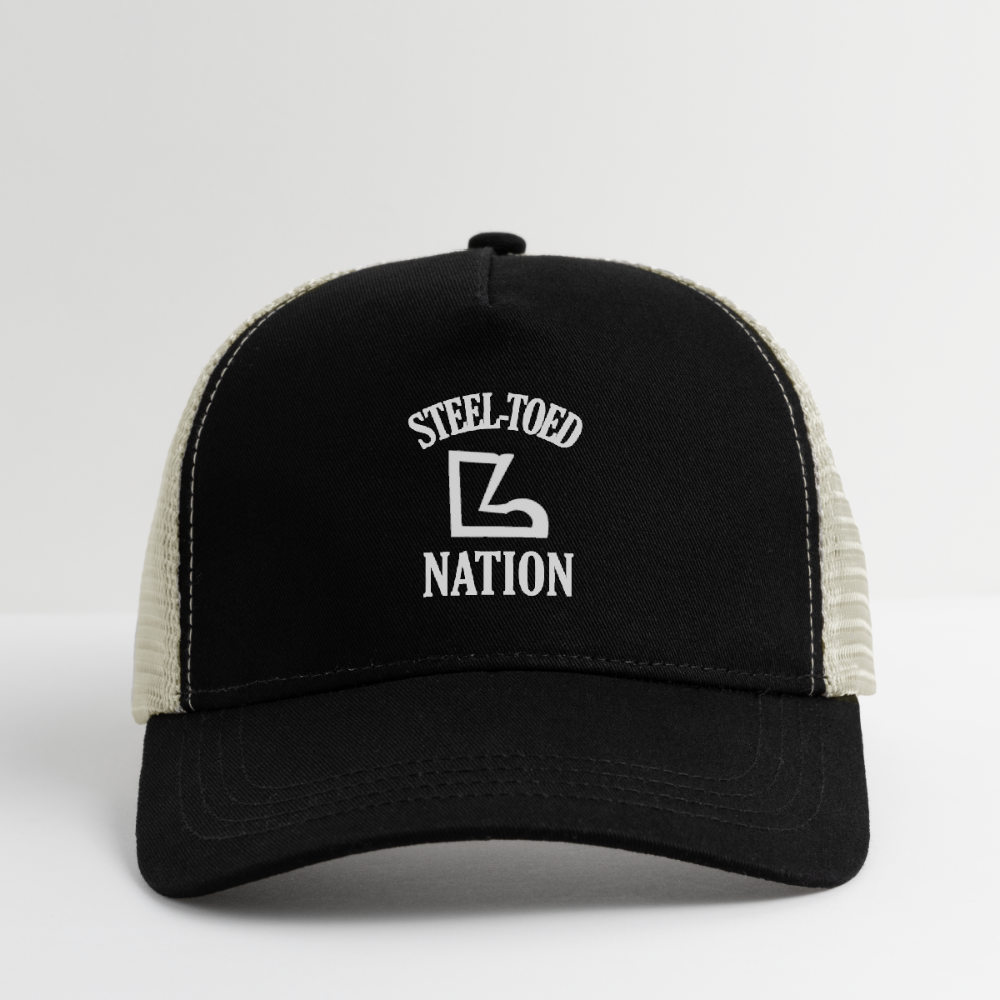 Classic Logo Eco Trucker Cap - black/oyster