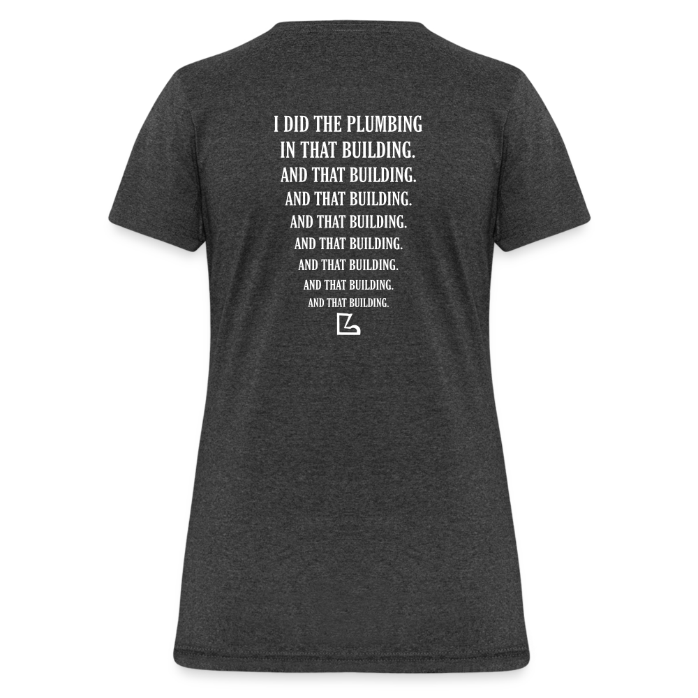 I Did the Plumbing T-shirt - heather black