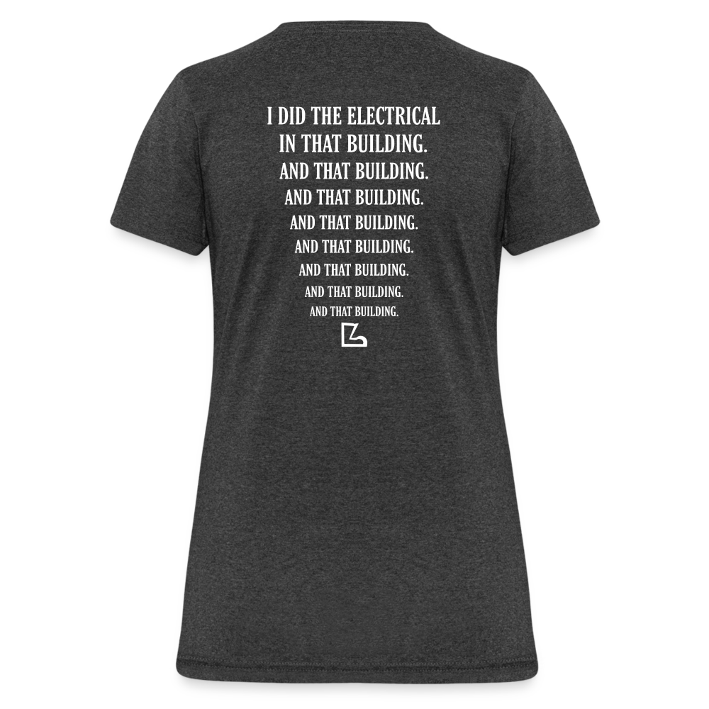 I Did the Electrical T-shirt - heather black