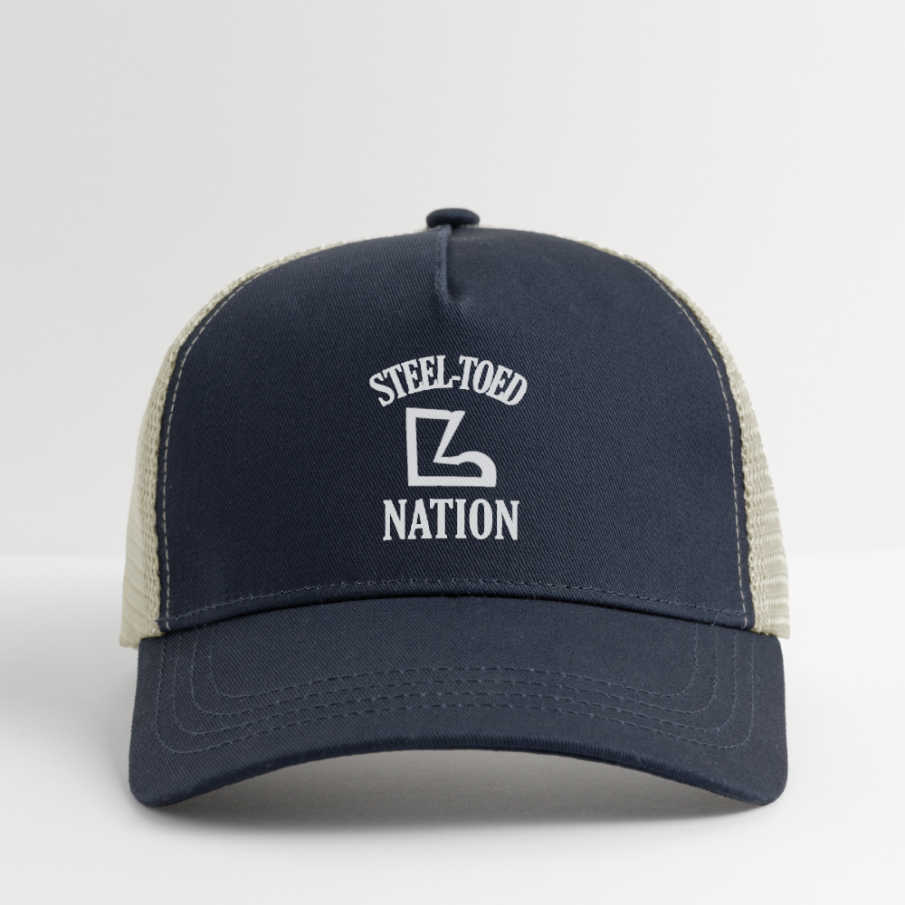 Classic Logo Eco Trucker Cap - pacific/oyster