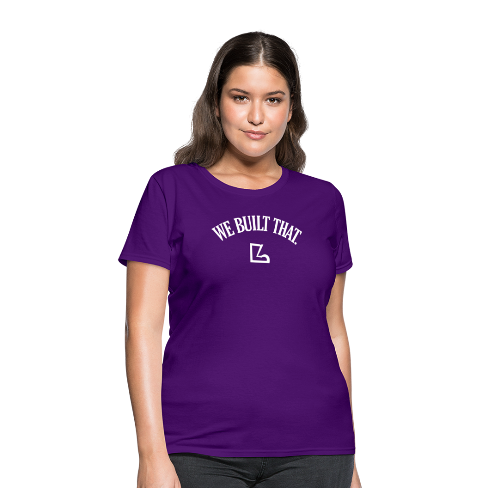 We Built that T-Shirt - purple