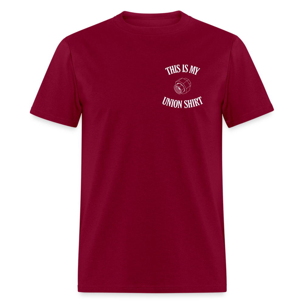 This is My Union Shirt Tee - burgundy