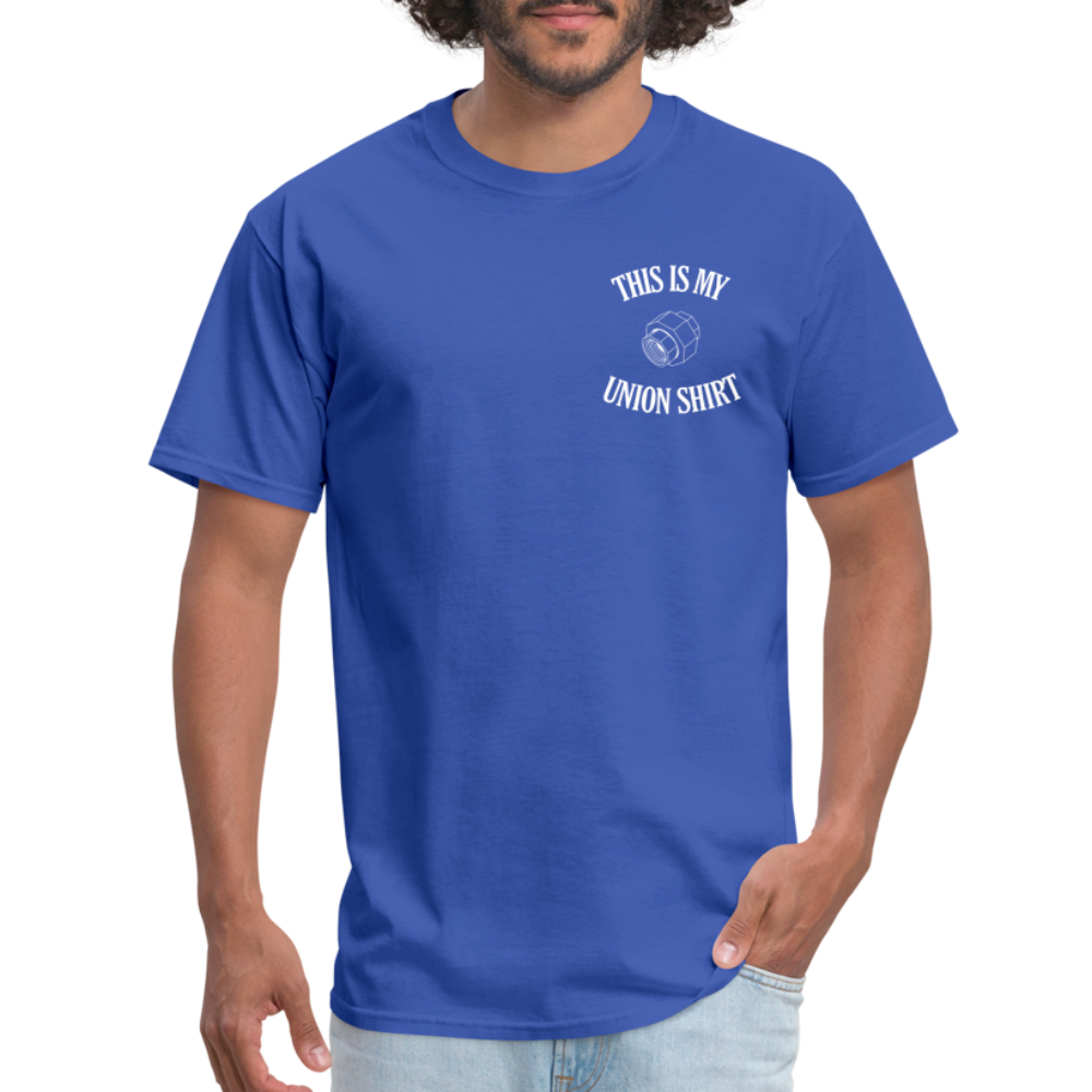 This is My Union Shirt Tee - royal blue