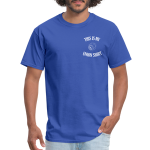 This is My Union Shirt Tee - royal blue