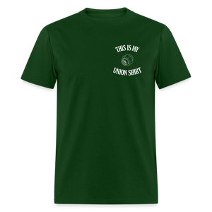 This is My Union Shirt Tee - forest green