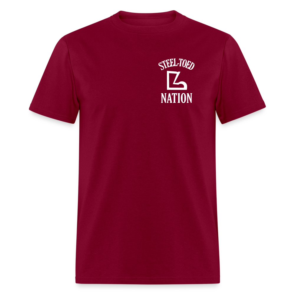 I've Done Work Tee - burgundy