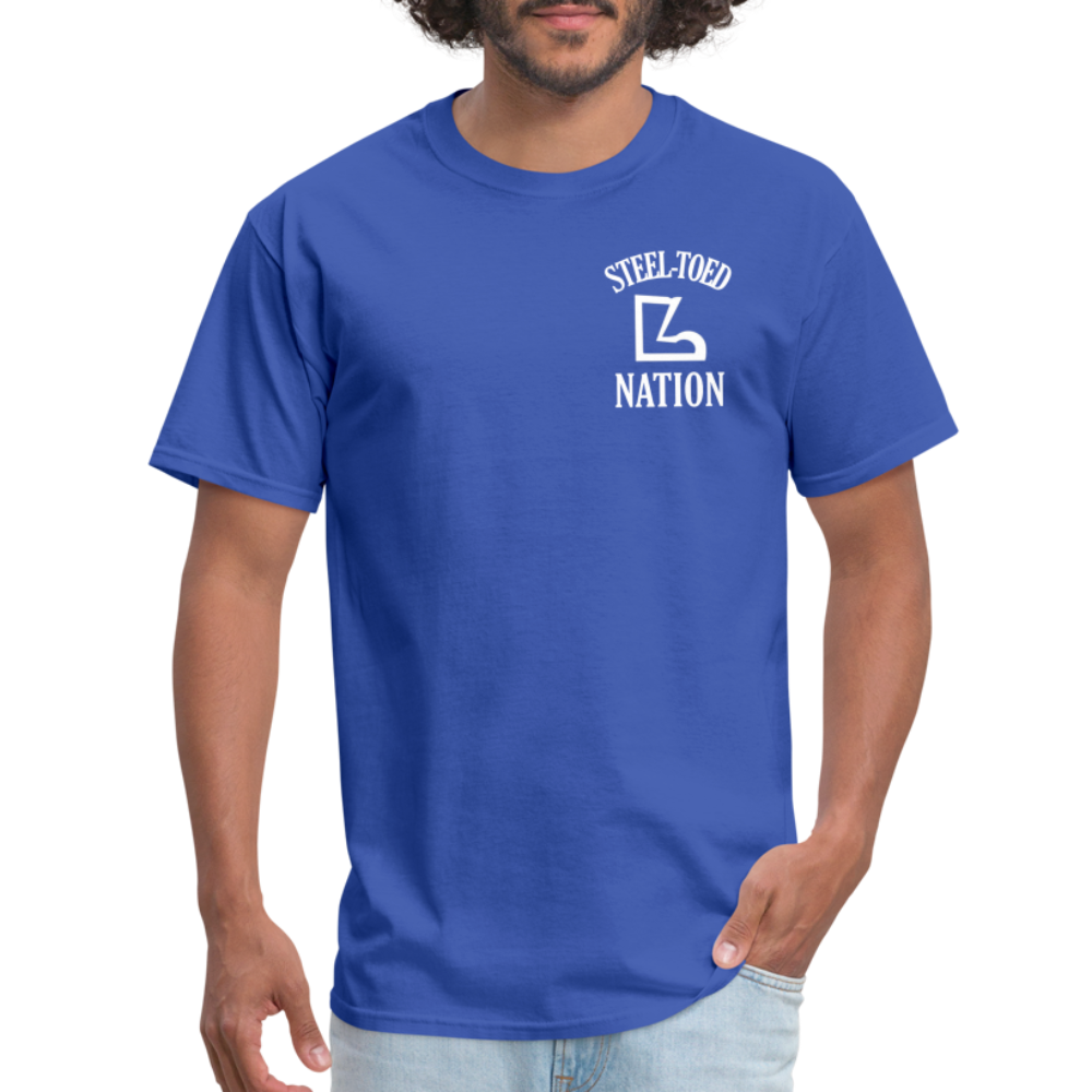 I've Done Work Tee - royal blue