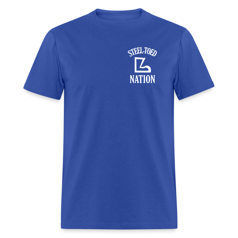 I've Done Work Tee - royal blue