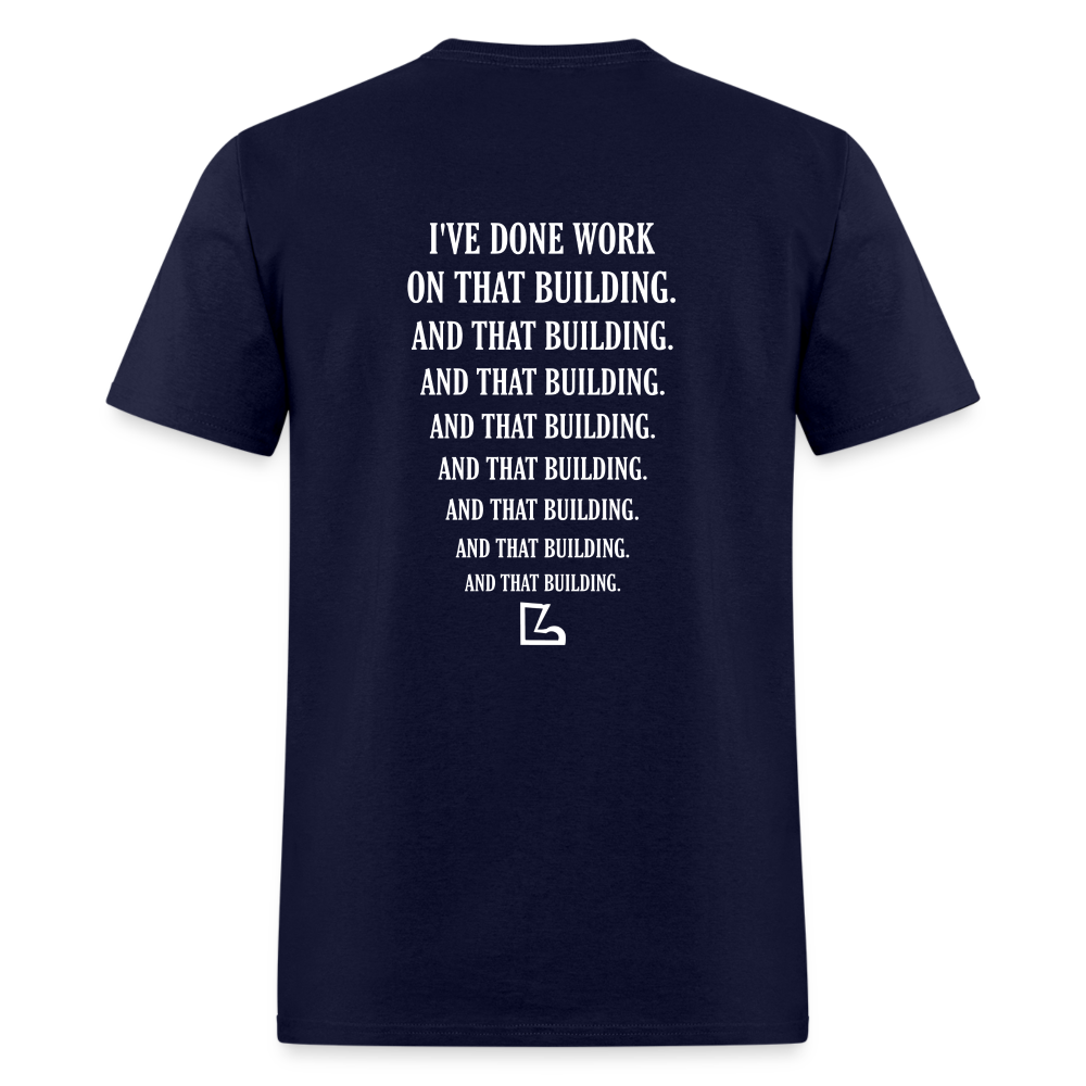 I've Done Work Tee - navy