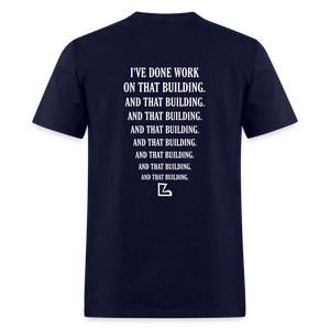 I've Done Work Tee - navy