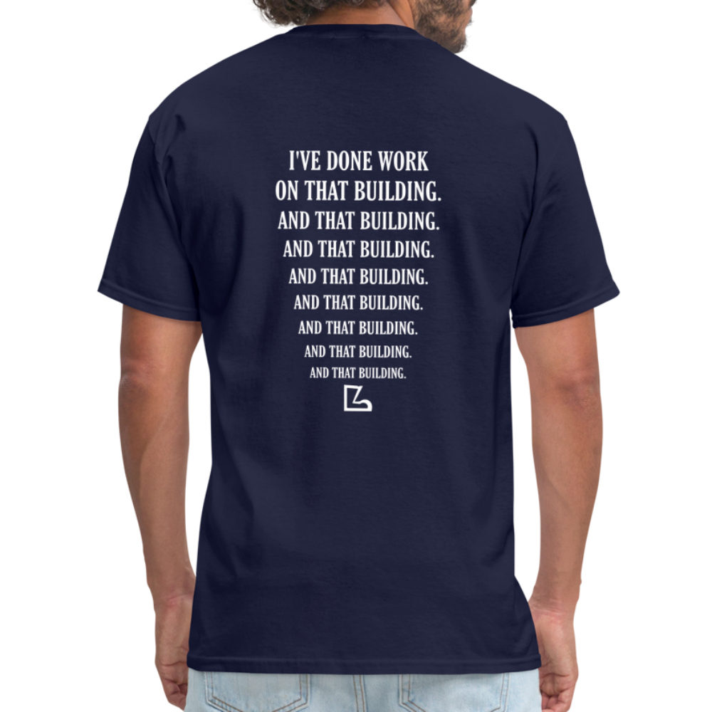 I've Done Work Tee - navy