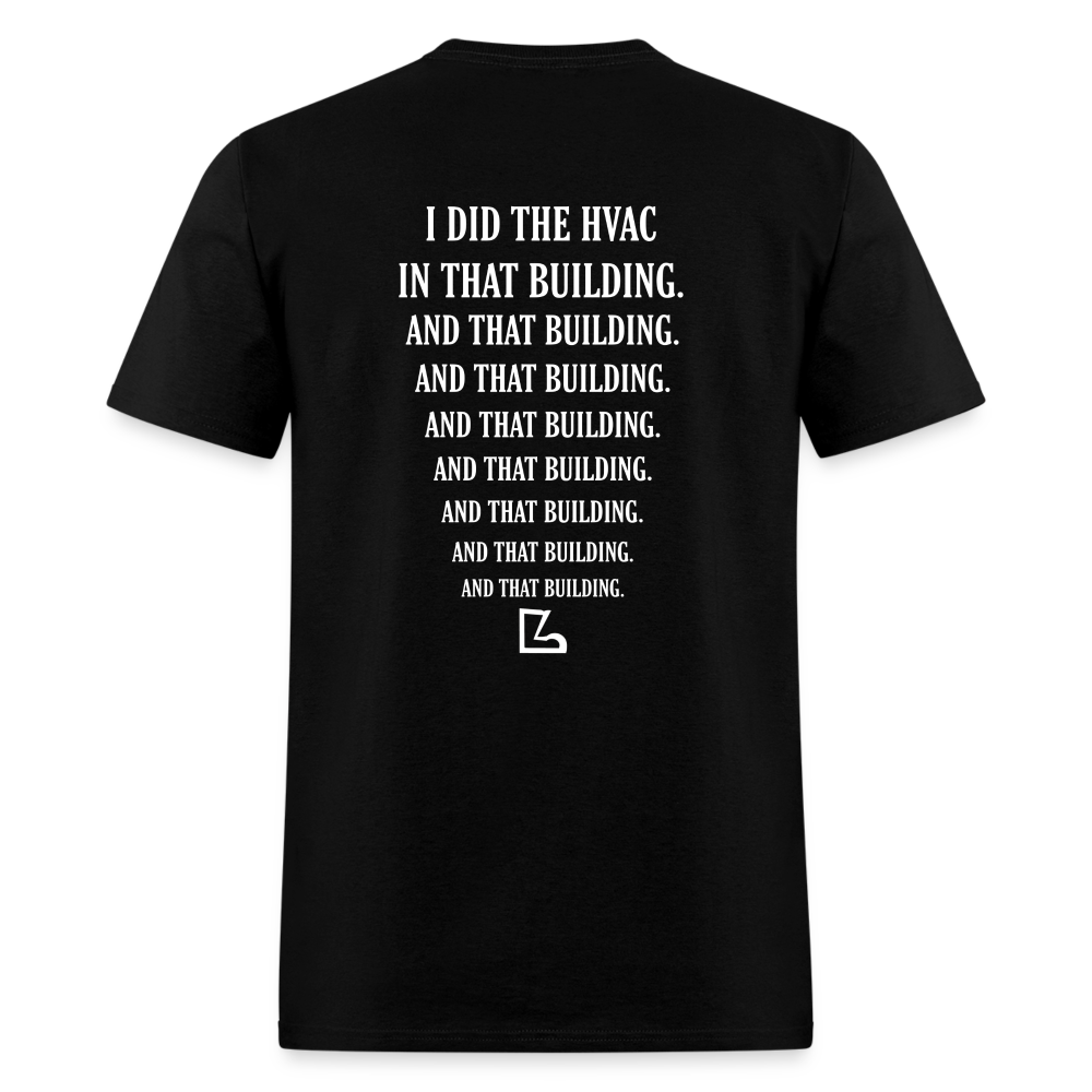 I Did The HVAC Tee - black