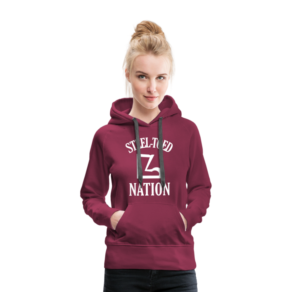 Classic Logo Hoodie - burgundy