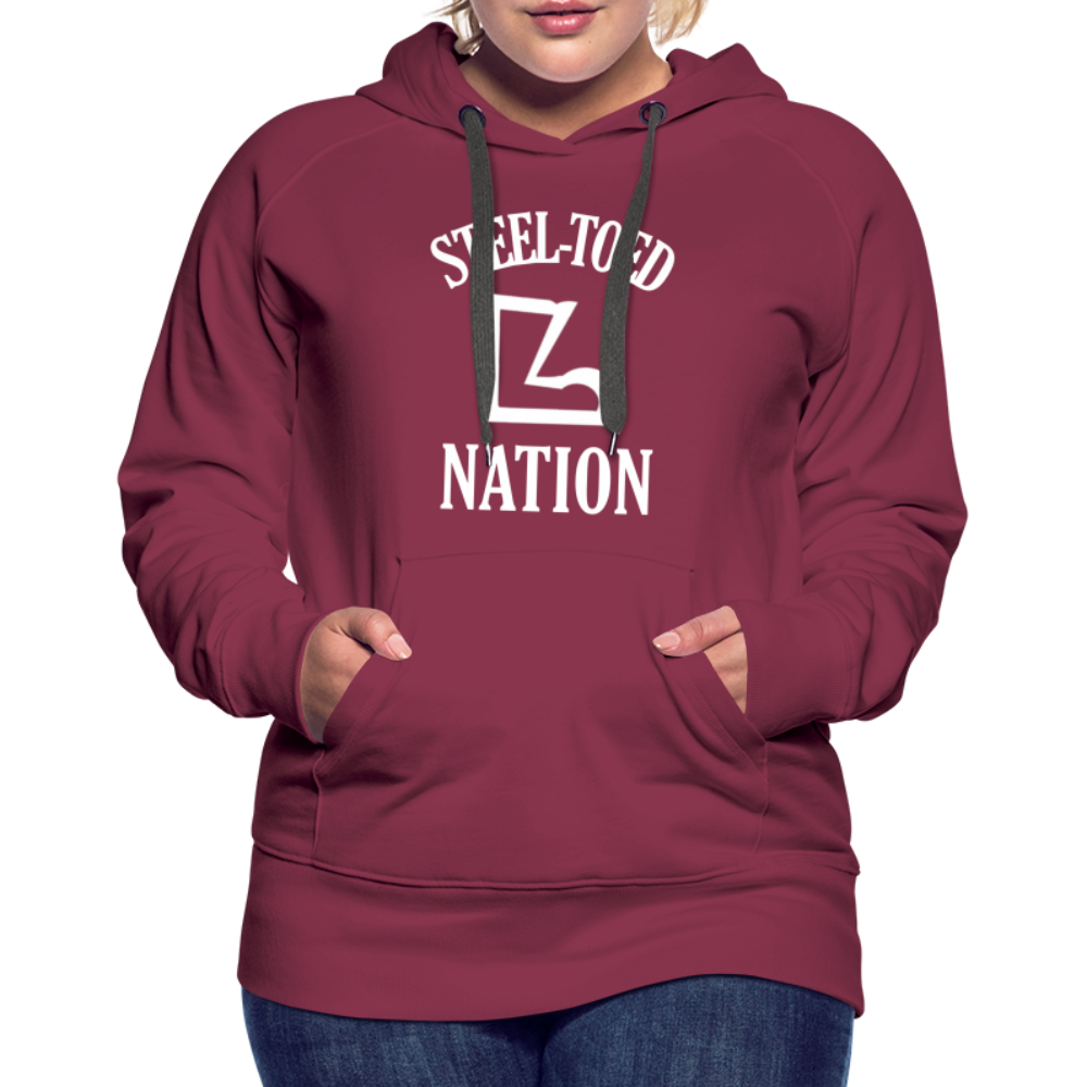 Classic Logo Hoodie - burgundy