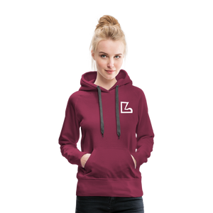 Simple Logo Hoodie - burgundy