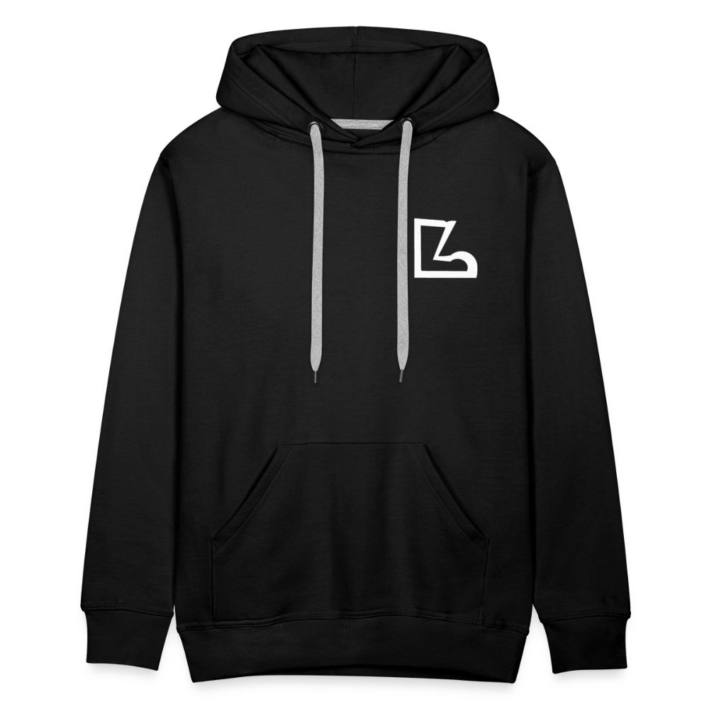 Simple Logo Hoodie - black