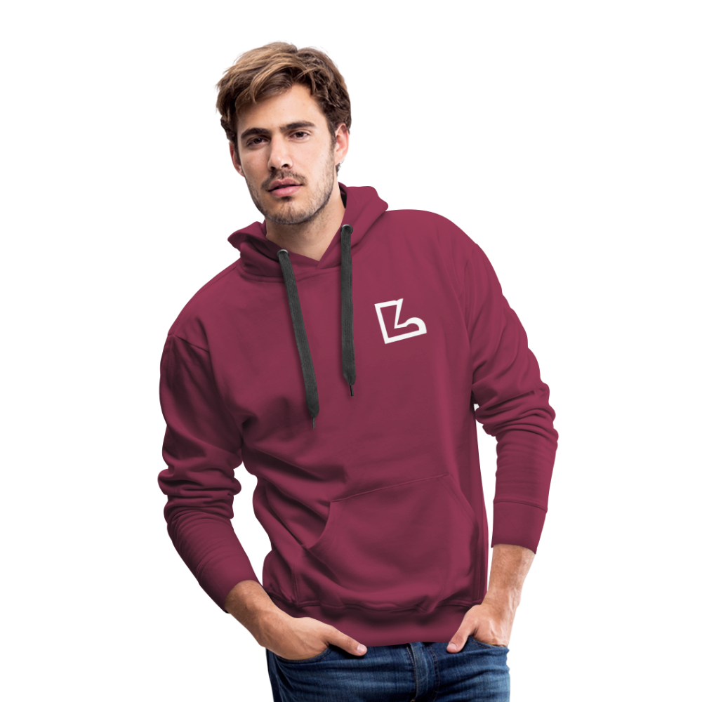 Simple Logo Hoodie - burgundy