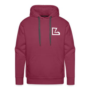 Simple Logo Hoodie - burgundy