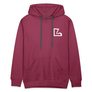 Simple Logo Hoodie - burgundy