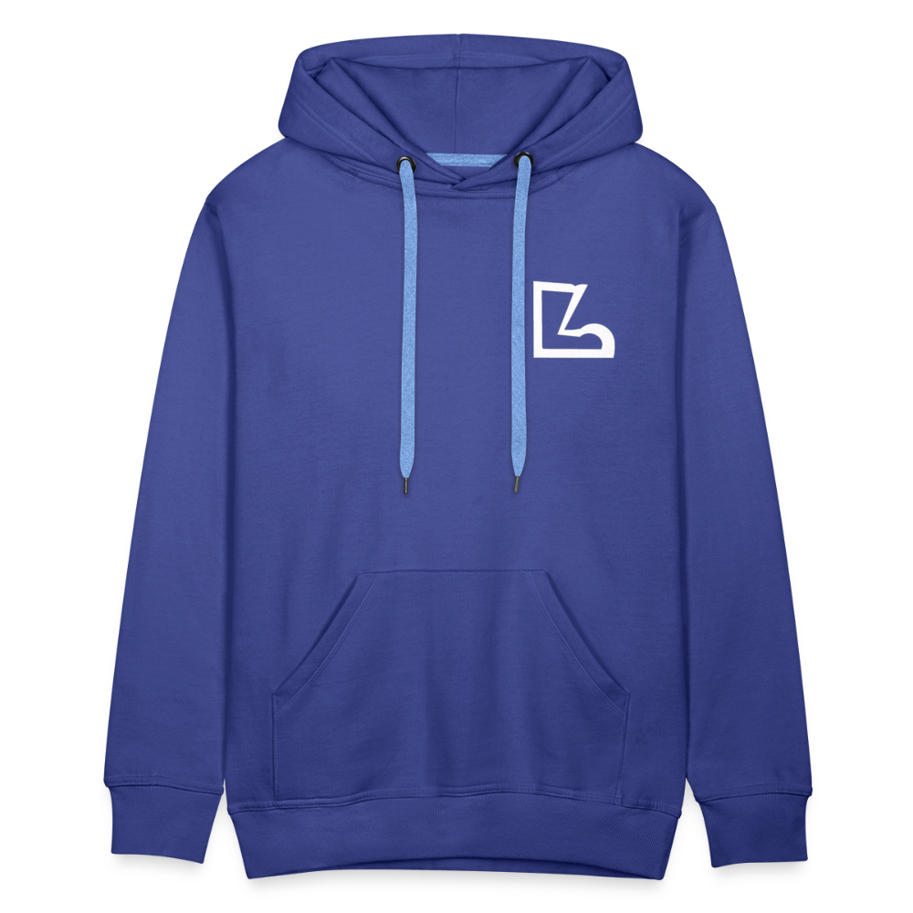 Simple Logo Hoodie - royal blue