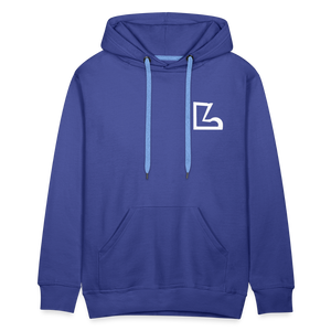 Simple Logo Hoodie - royal blue