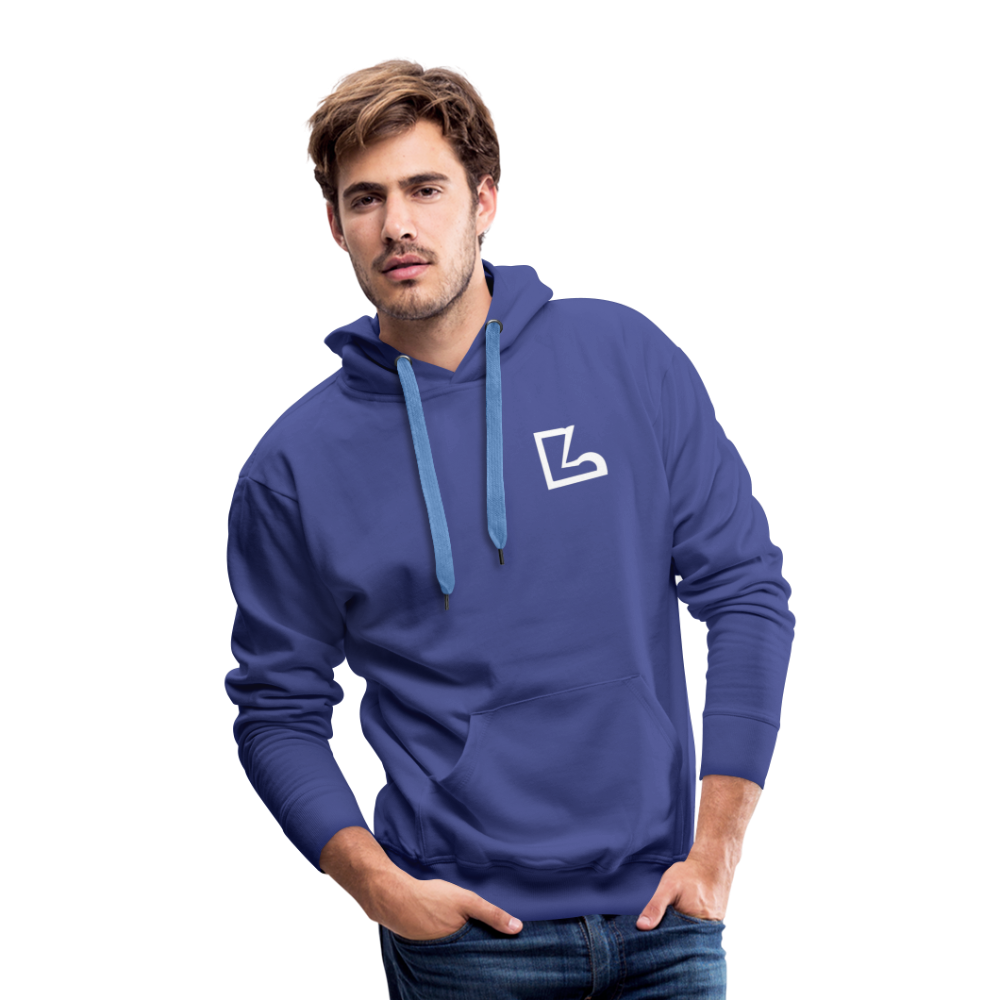 Simple Logo Hoodie - royal blue