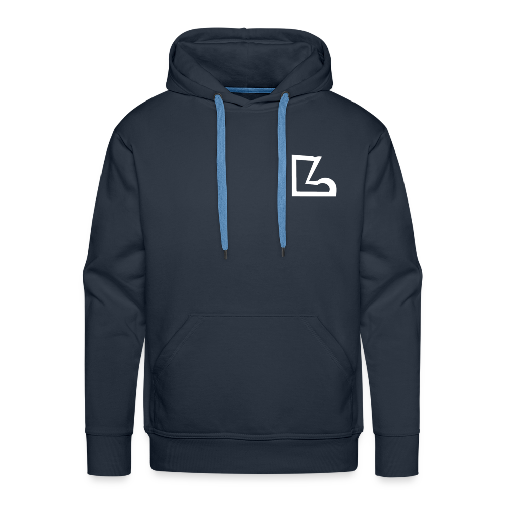 Simple Logo Hoodie - navy