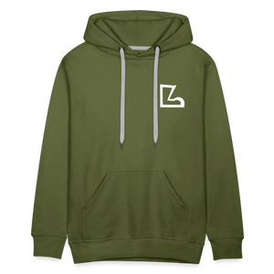 Simple Logo Hoodie - olive green