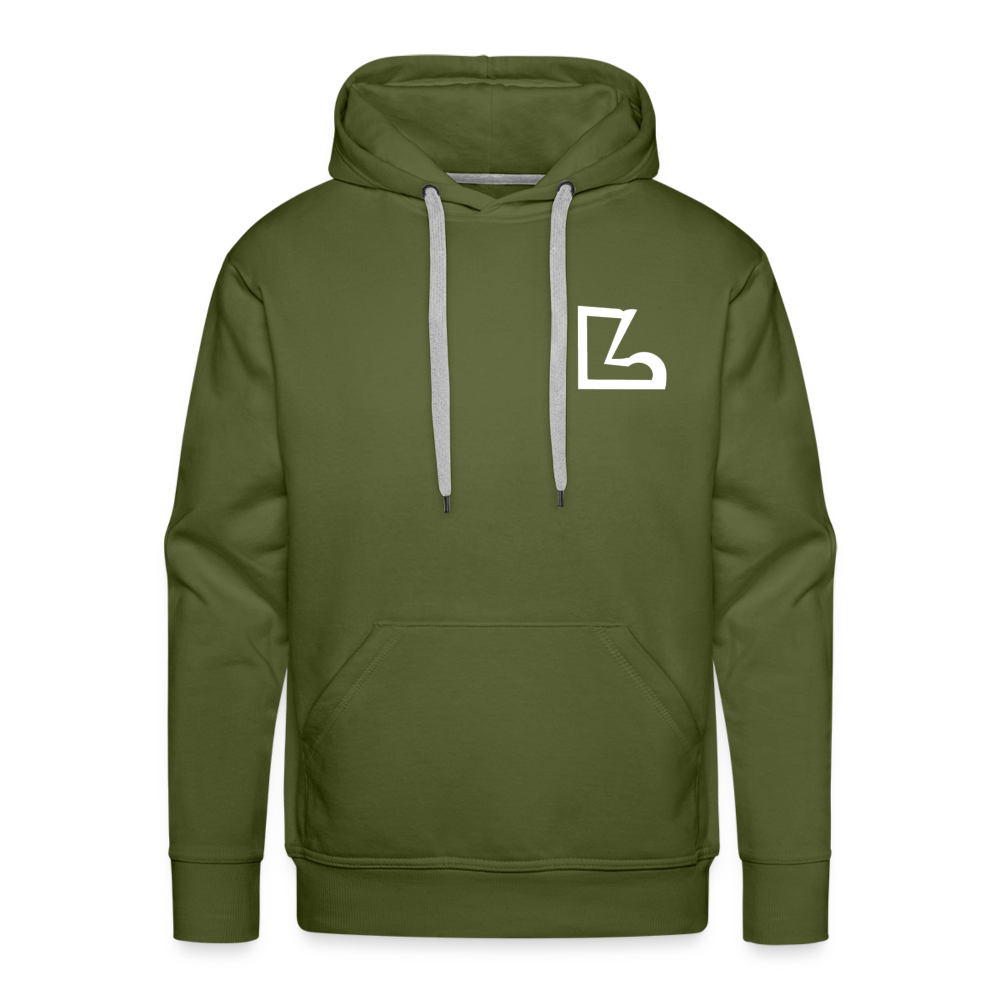 Simple Logo Hoodie - olive green