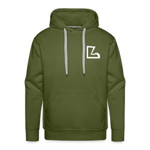 Simple Logo Hoodie - olive green