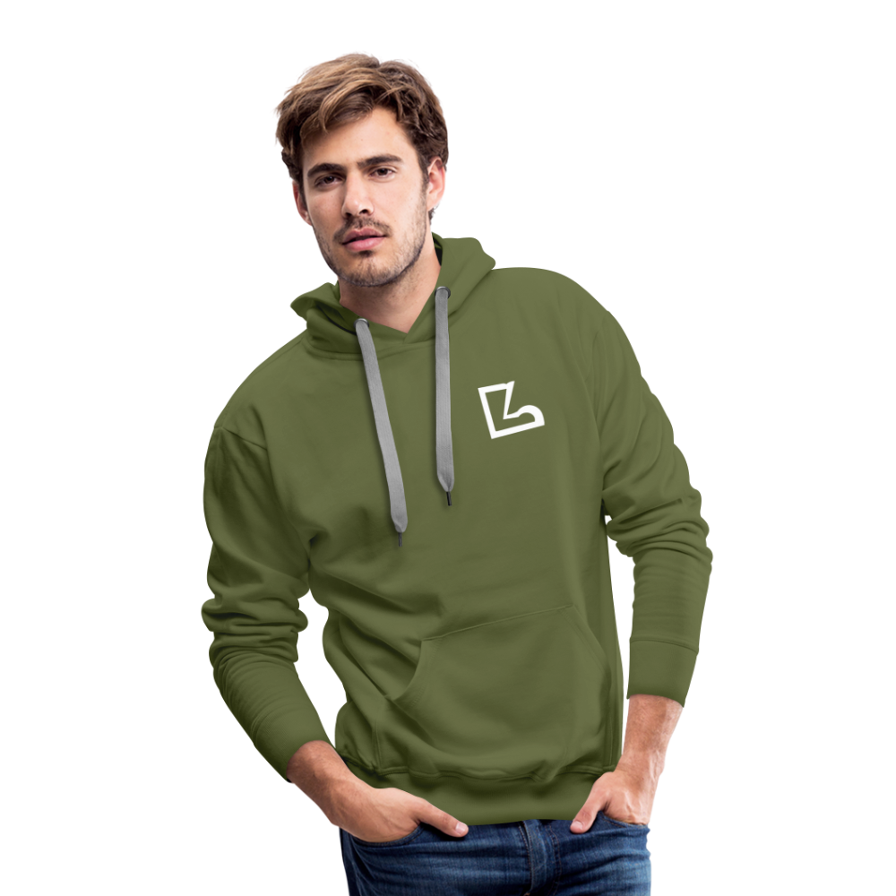 Simple Logo Hoodie - olive green