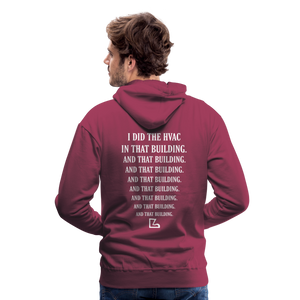 I Did the HVAC Hoodie - burgundy