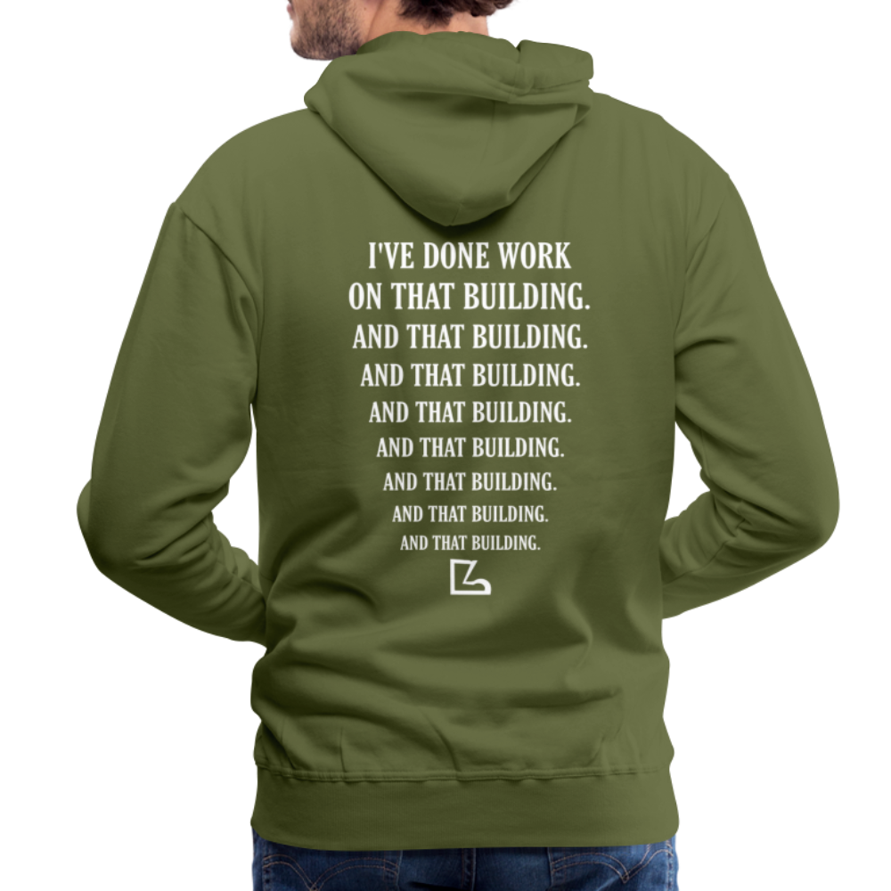 I've Done Work Hoodie - olive green