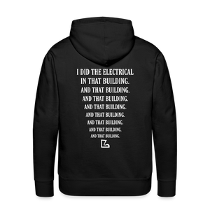 I Did the Electrical Hoodie - black