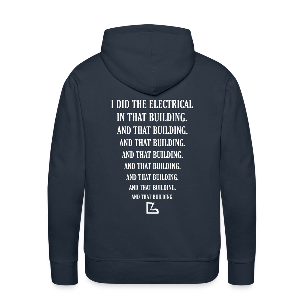 I Did the Electrical Hoodie - navy