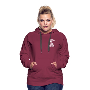 I've Done Work Hoodie - burgundy