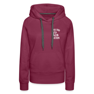 I've Done Work Hoodie - burgundy