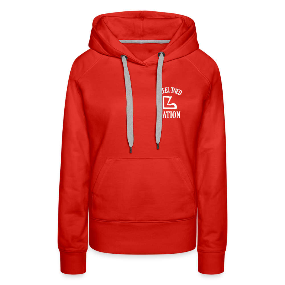 I've Done Work Hoodie - red