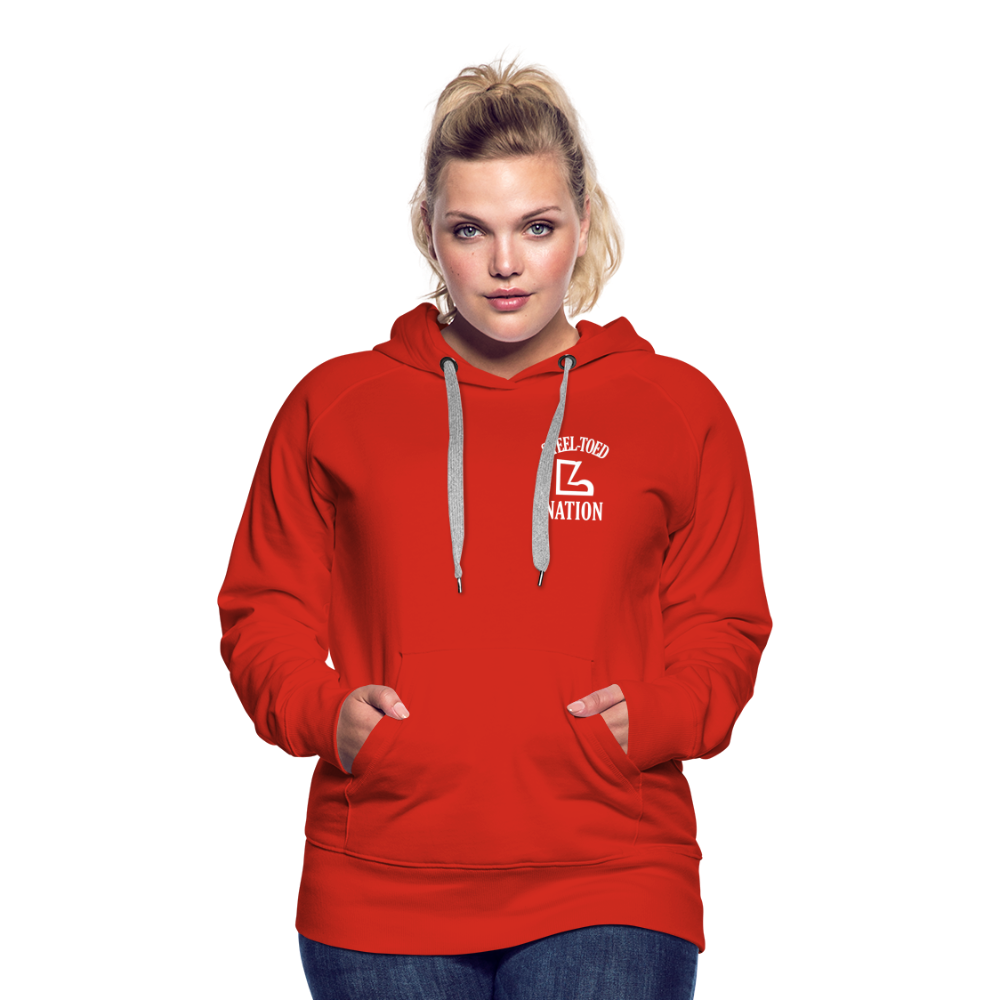 I've Done Work Hoodie - red