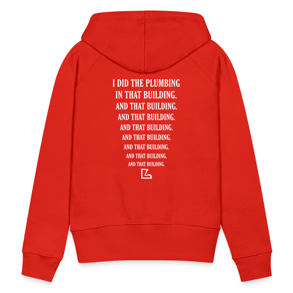 I Did the Plumbing Hoodie - red