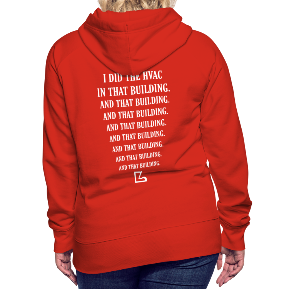 I Did the HVAC Hoodie - red