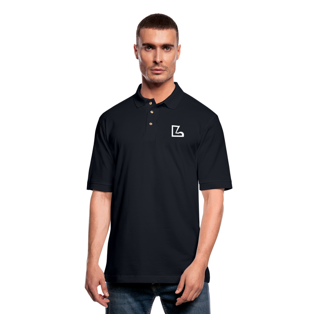 Men's Pique Polo Shirt - midnight navy