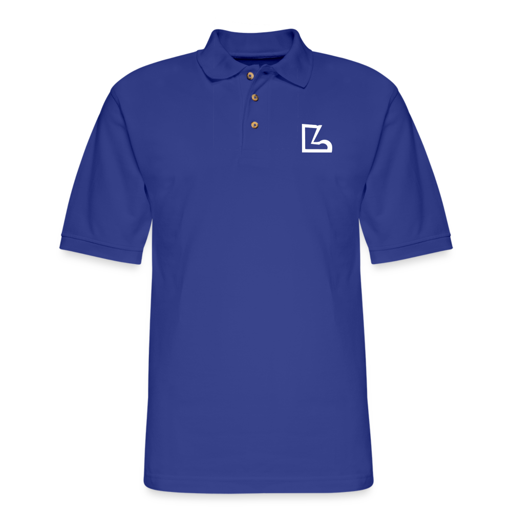 Men's Pique Polo Shirt - royal blue